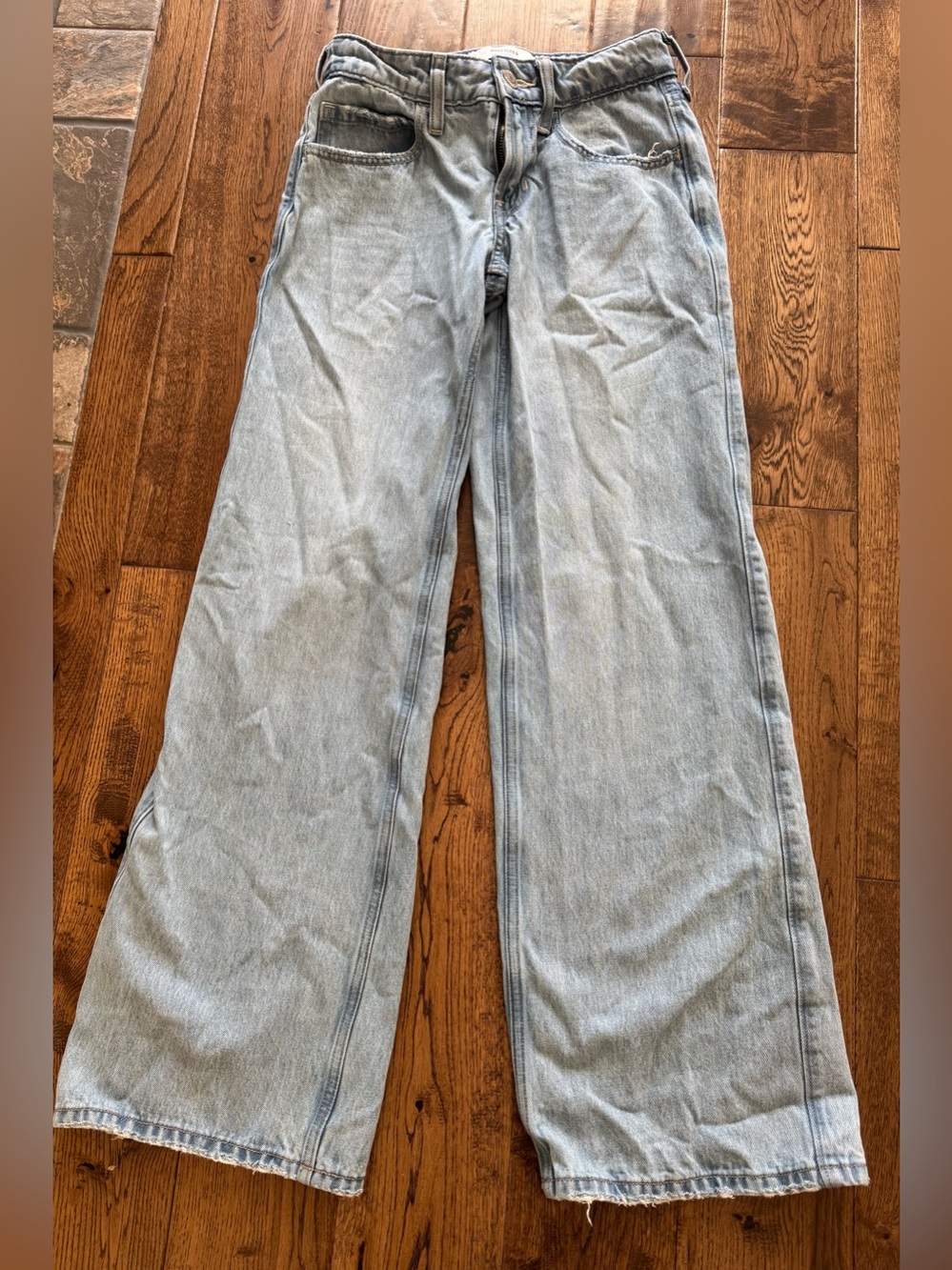 Hollister Light Blue Baggy Jeans